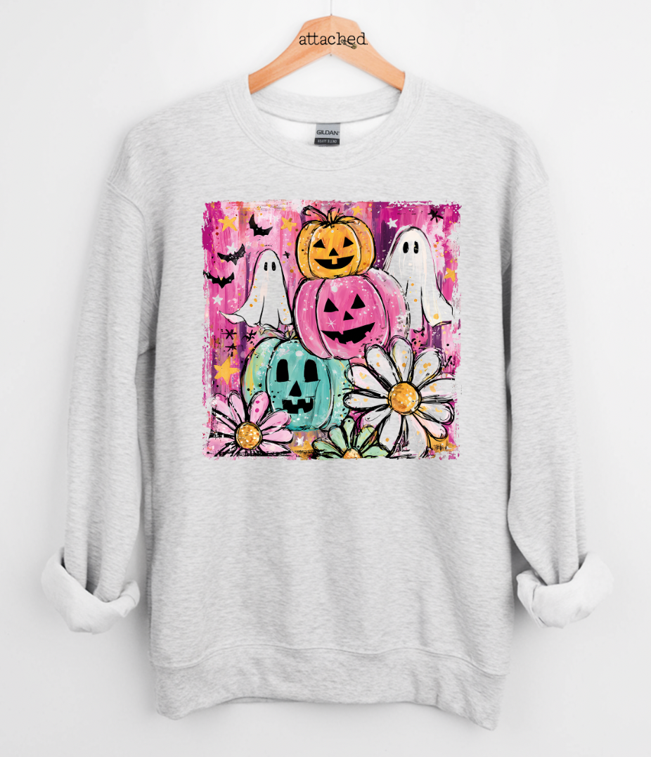 Girly Halloween Graphic Top