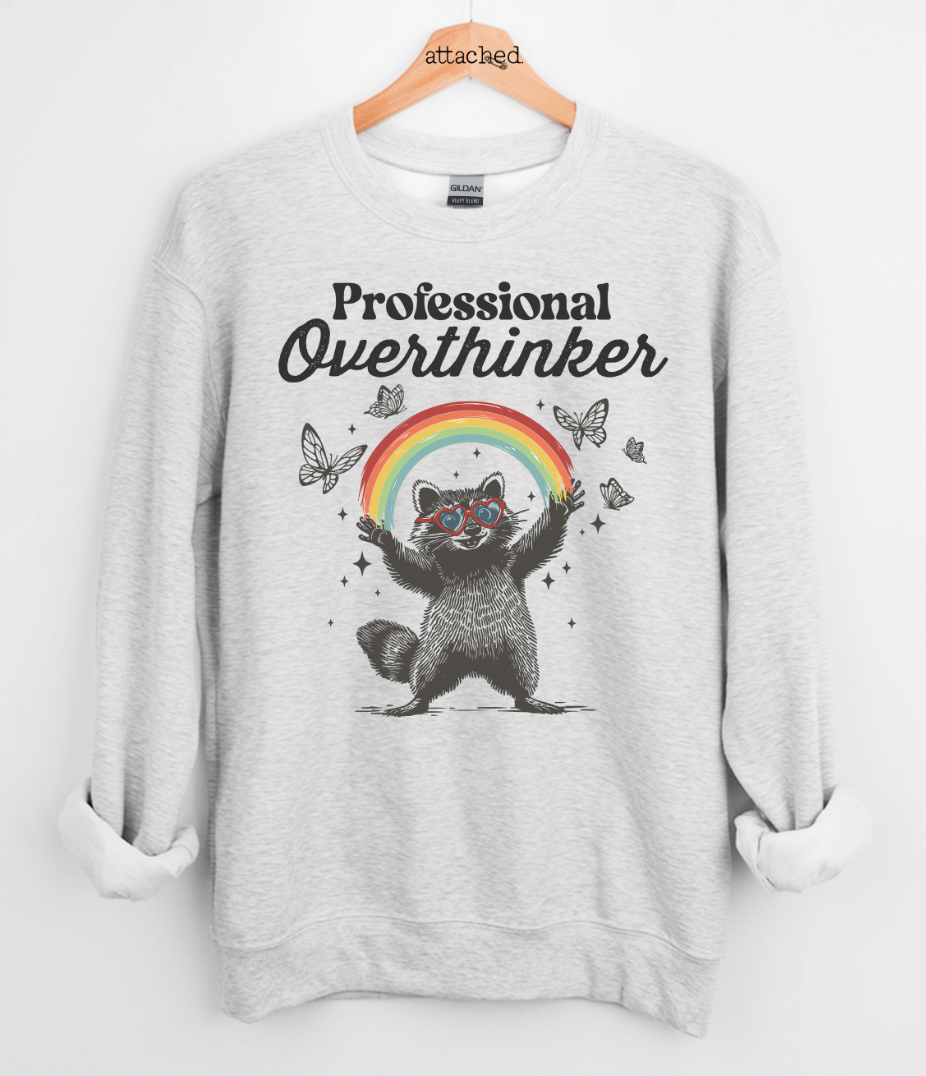 Raccoon Professional Overthinker Graphic Top