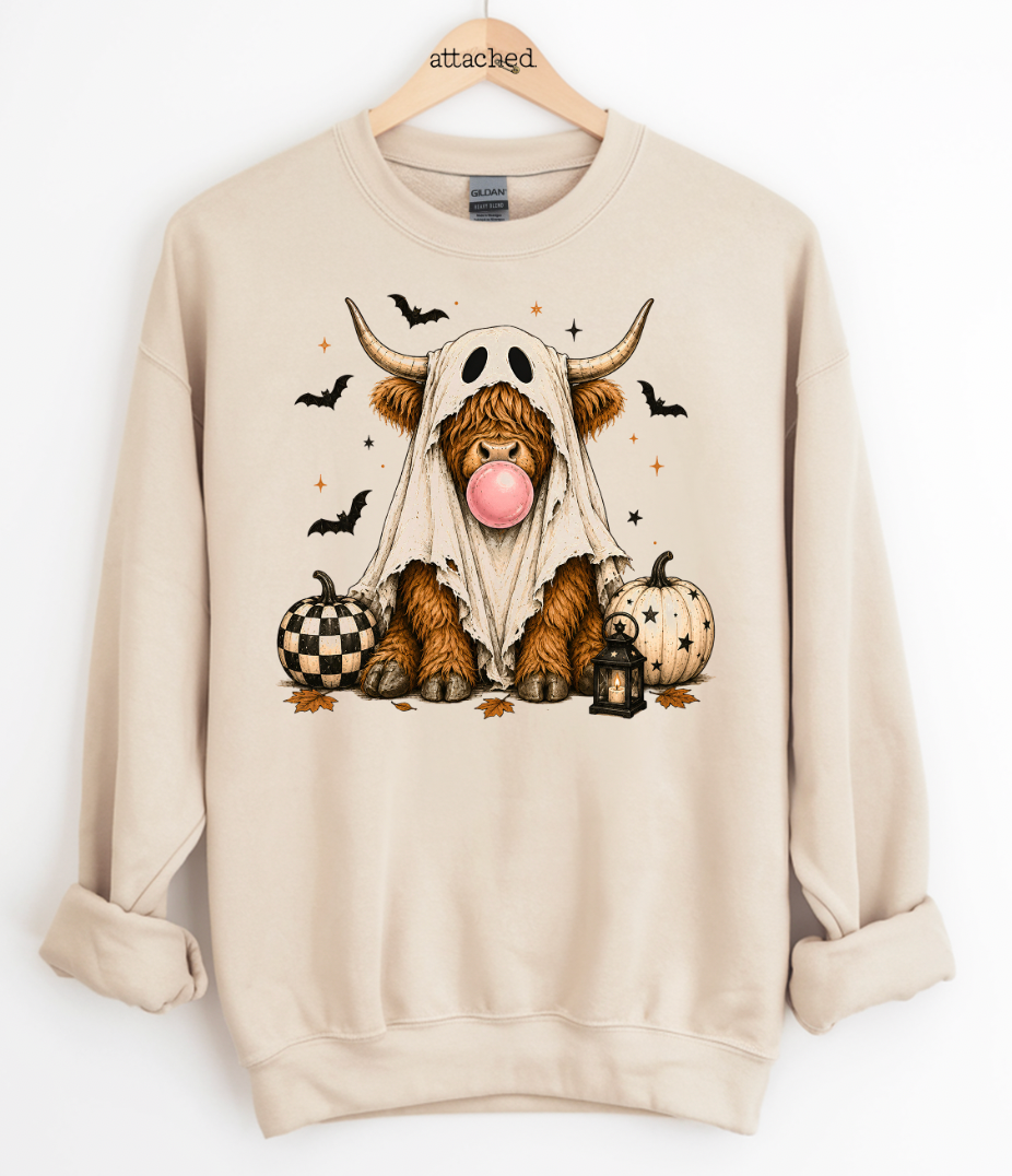 Halloween Cow Graphic Top
