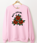 Antisocial Roses Graphic Top