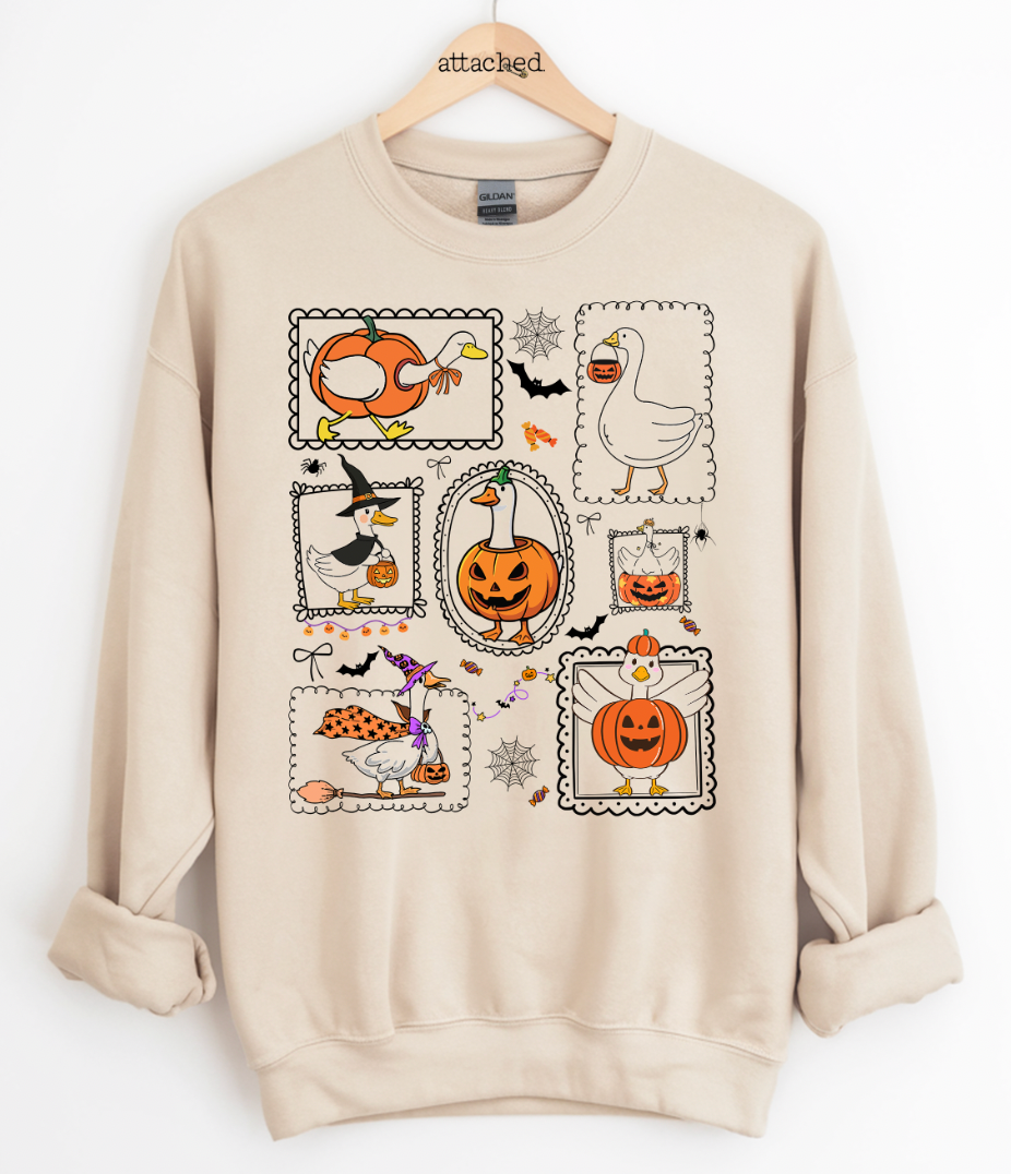 Halloween Geese Graphic Top