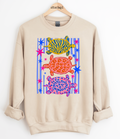 Colorful Turtles Graphic Top
