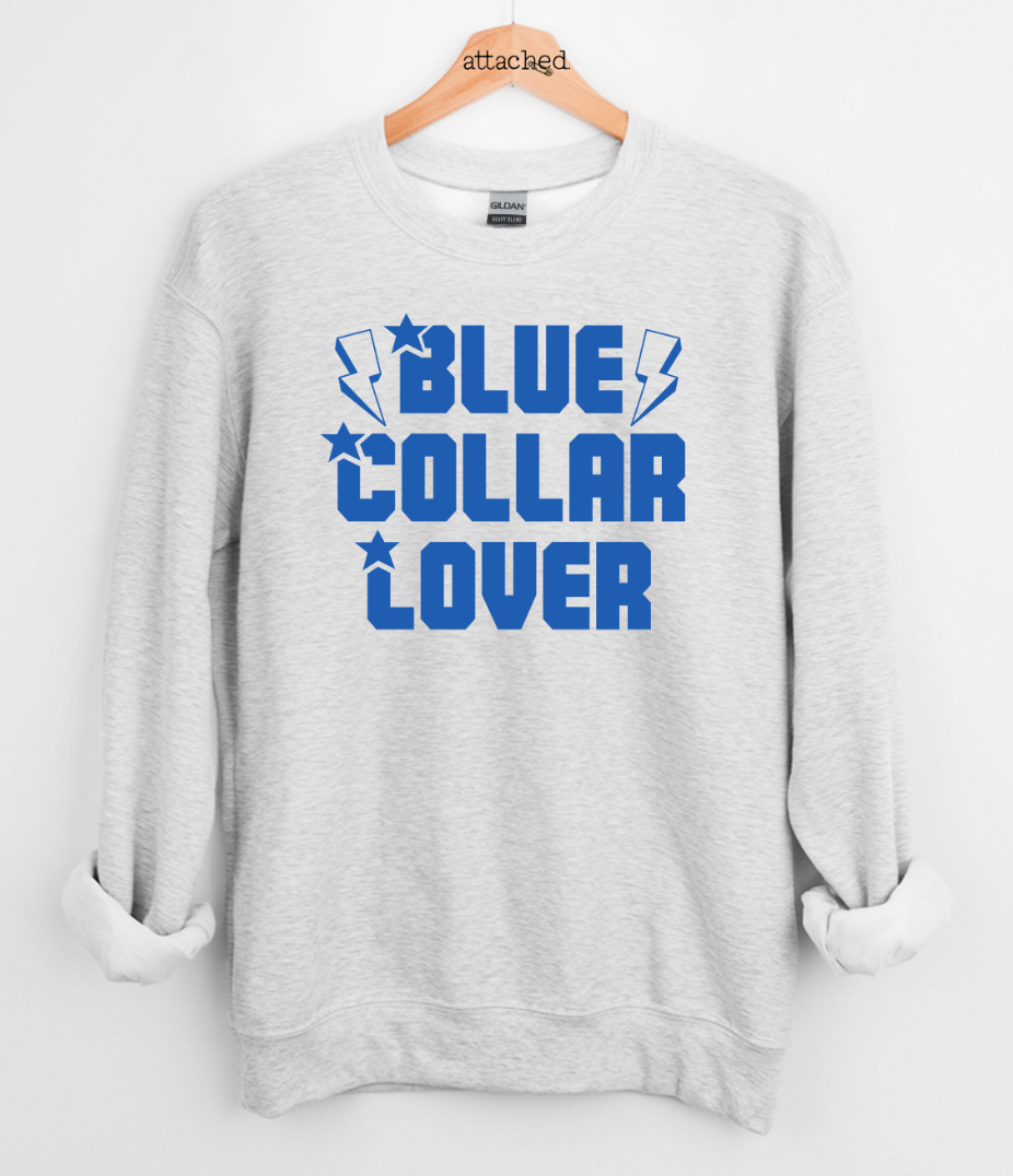 Blue Collar Lover Graphic Top