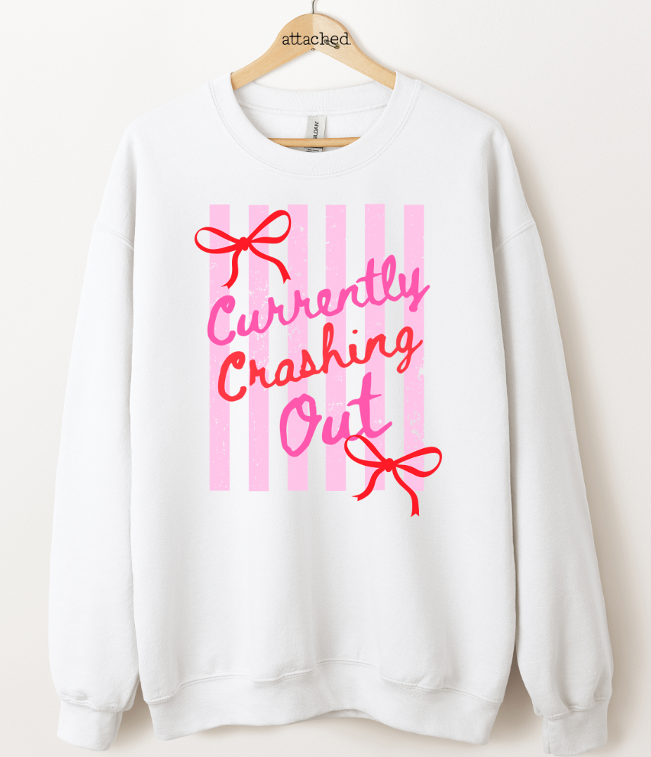 Currently Crashing Out Graphic Top