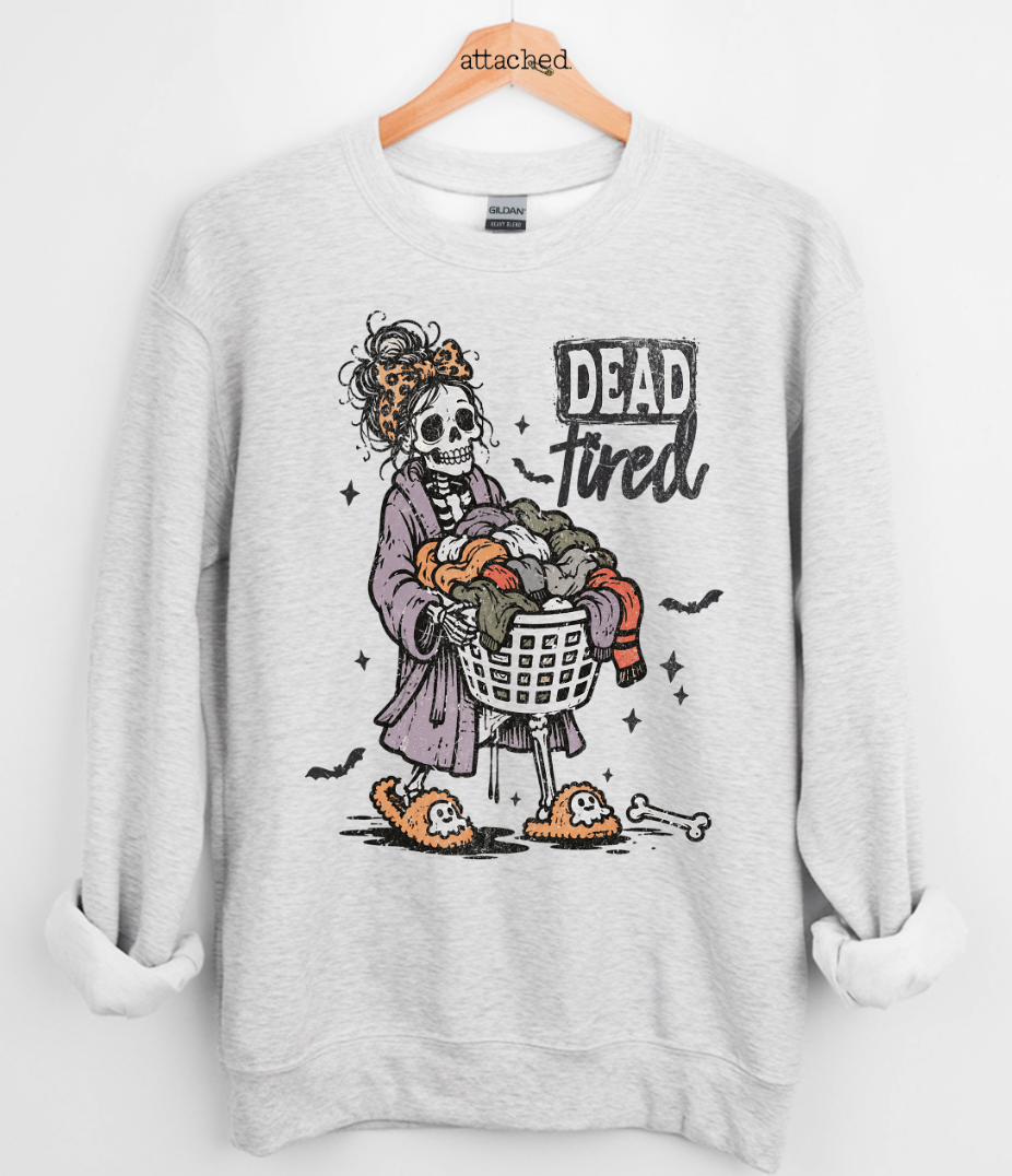 Dead Tired Skeleton Graphic Top