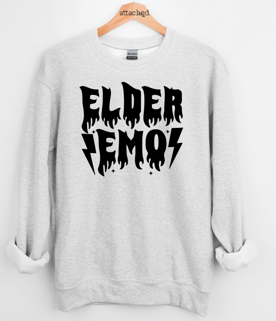 Elder Emo Edgy Graphic Top
