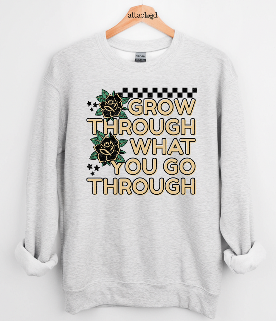 Grow Through What You Go Through Graphic Top