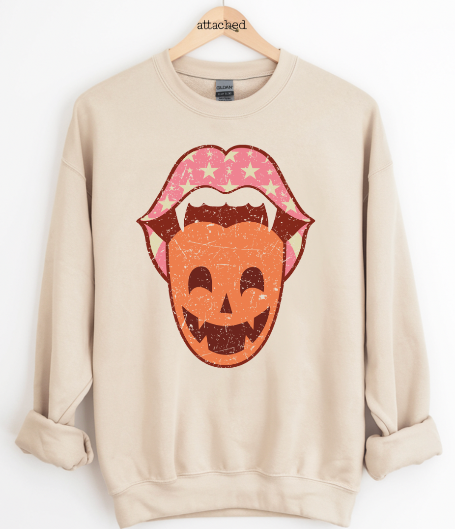Halloween Mouth Graphic Top