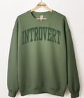 Introvert Color On Color Graphic Top
