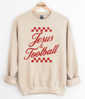 Jesus And Football Graphic Top
