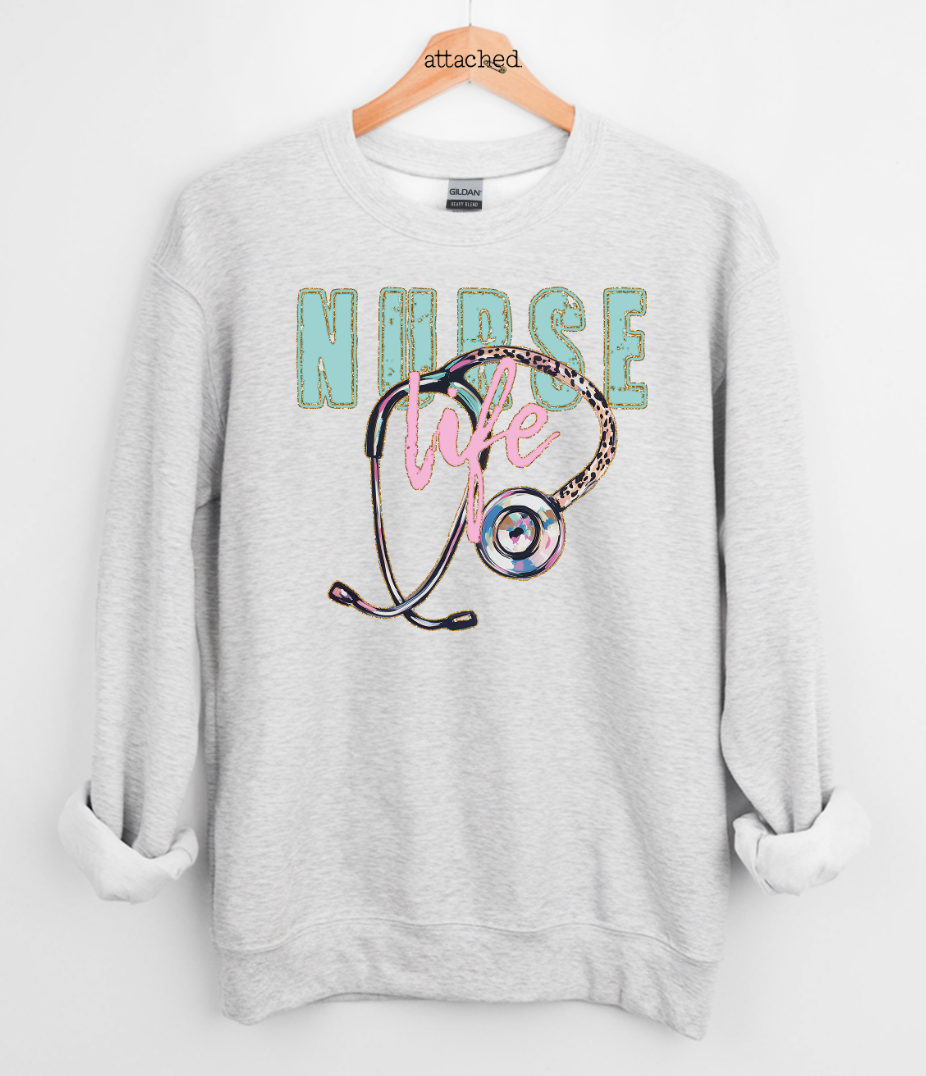Nurse Life Graphic Top