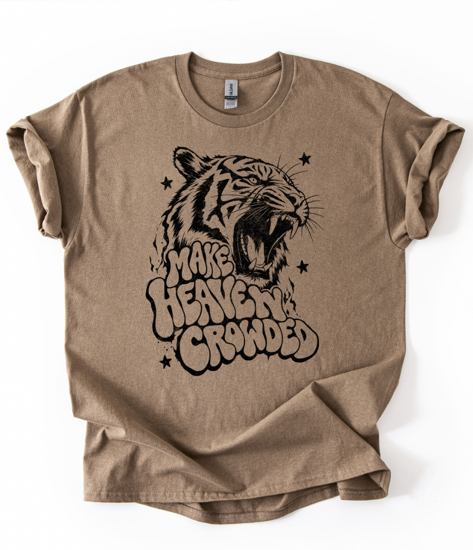Tiger Make Heaven Crowded Graphic Top