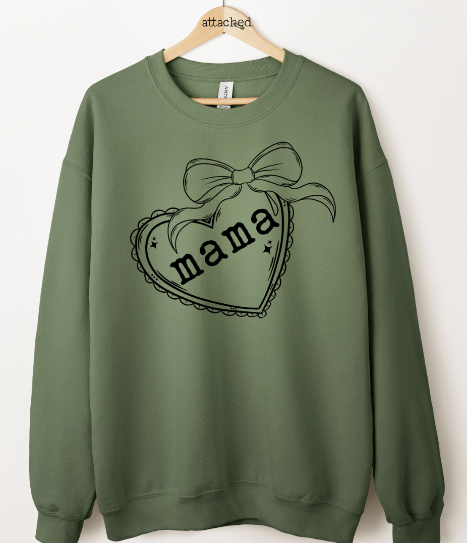 Mama Locket Graphic Top