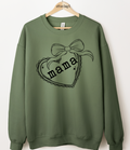 Mama Locket Graphic Top