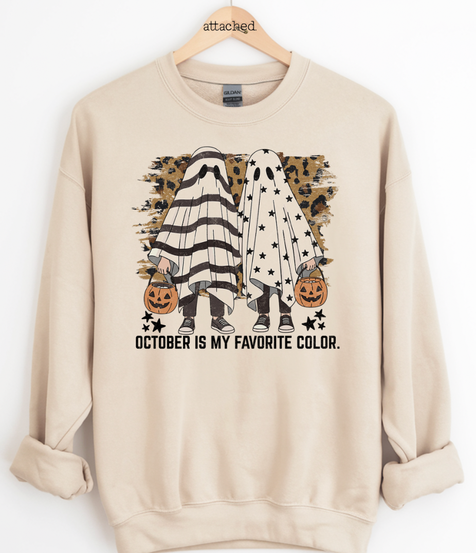 October Is My Favorite Color Graphic Top