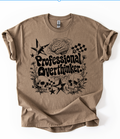 Edgy Professional Overthinker Graphic Top