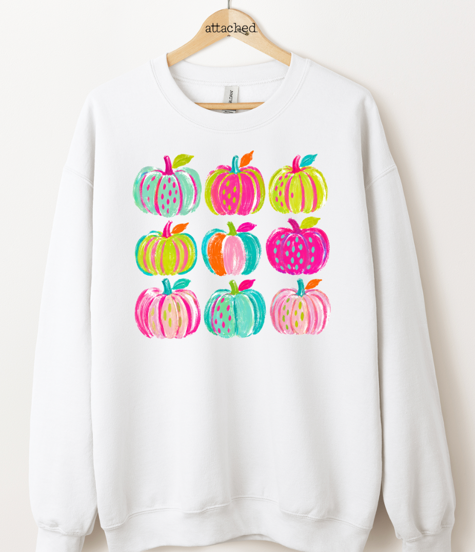 Bright Pumpkins Graphic Top