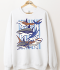 Stripe Sharks Graphic Top