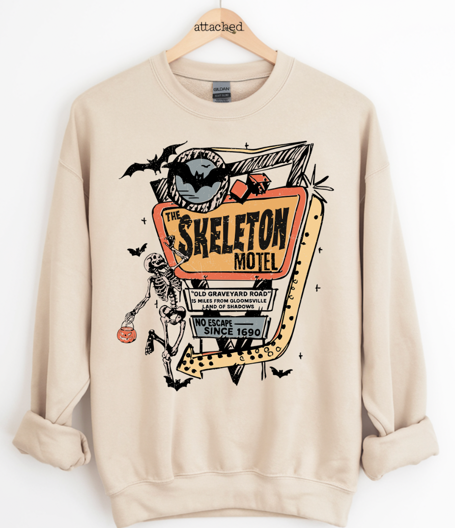 The Skeleton Motel Graphic Top