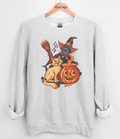 Spooky Vintage Cats Graphic Top