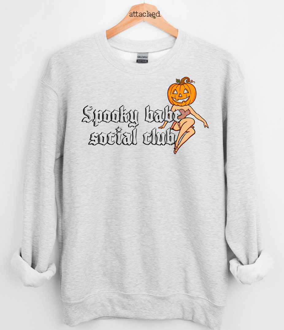 Spooky Babe Social Club Graphic Top