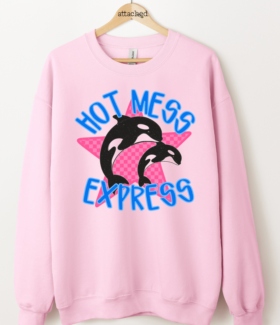 Whale Hot Mess Express Graphic Top