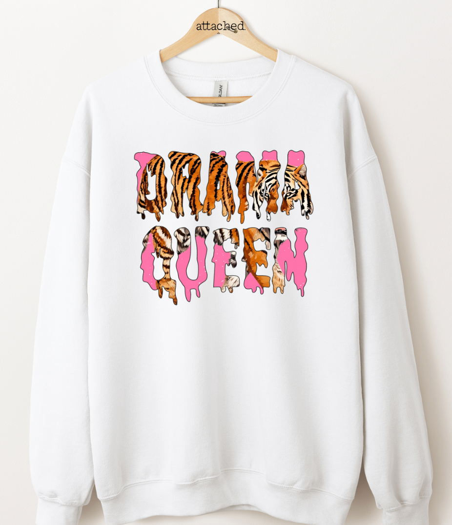 Drama Queen Tiger Graphic Top