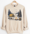 Camping Scene Graphic Top