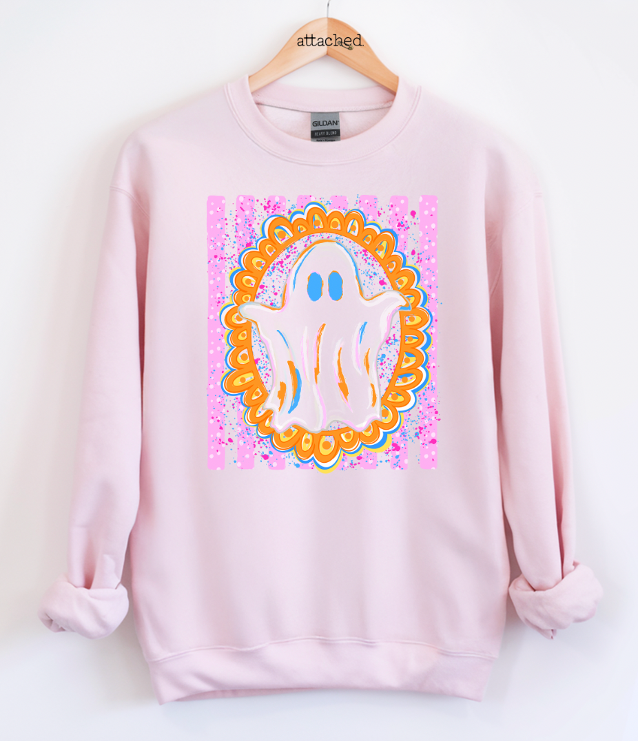 Preppy Ghost Graphic Top
