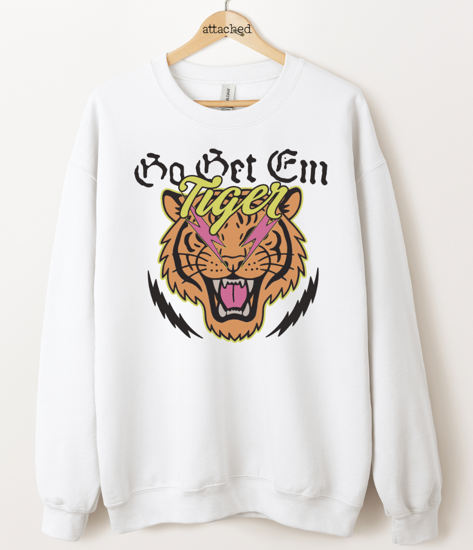 Tiger Go Get Em Graphic Top