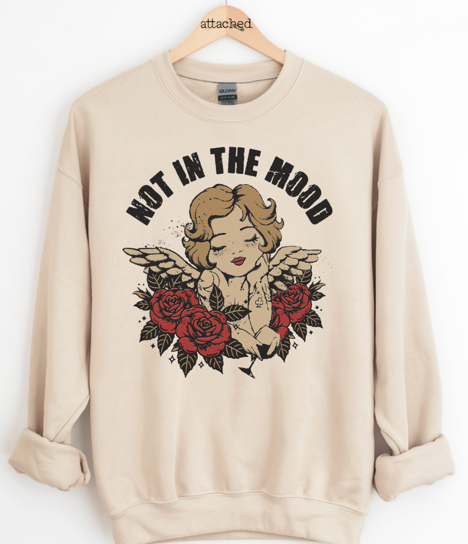 Not In The Mood Cherub Graphic Top