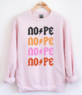 Trendy Nope Graphic Top
