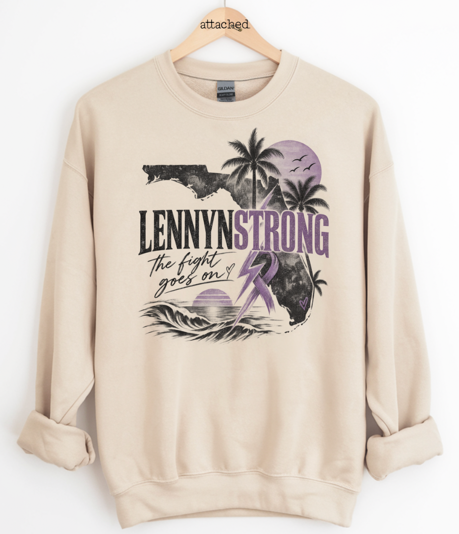 The Fight Goes On Lennyn Strong Graphic Top
