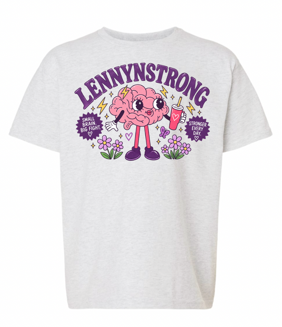 YOUTH Small Brain Big Fight Lennyn Strong Graphic Top