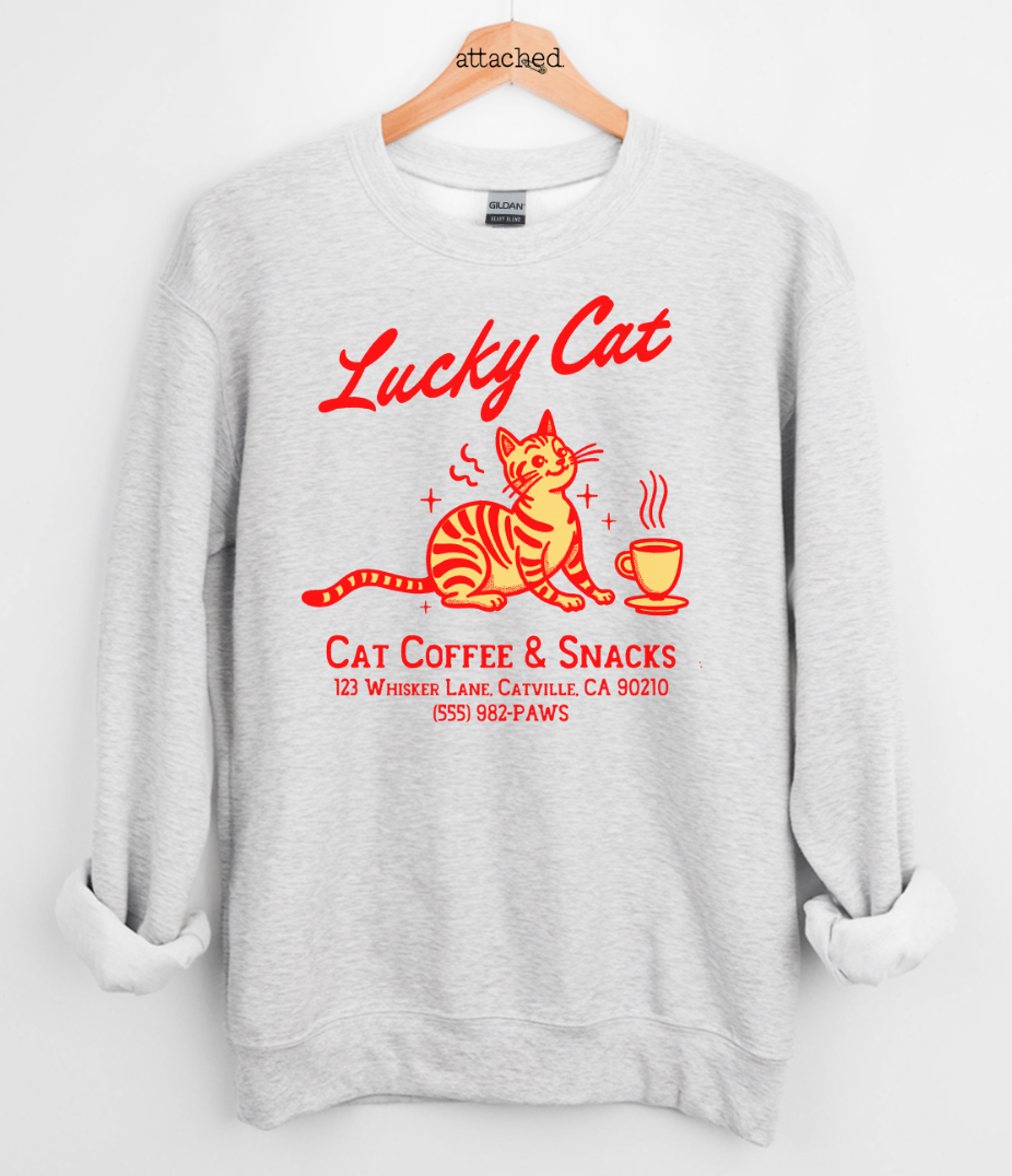 Lucky Cat Graphic Top
