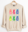 Colorblock Bugs Graphic Top