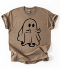 Middle Finger Ghost Graphic Top