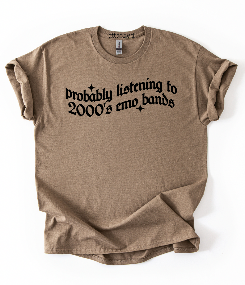 2000's Emo Bands Graphic Top