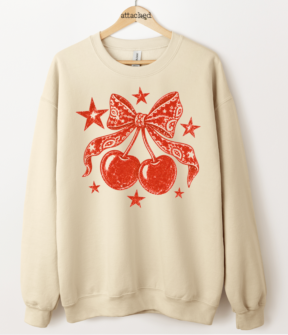 Bandana Cherries Graphic Top