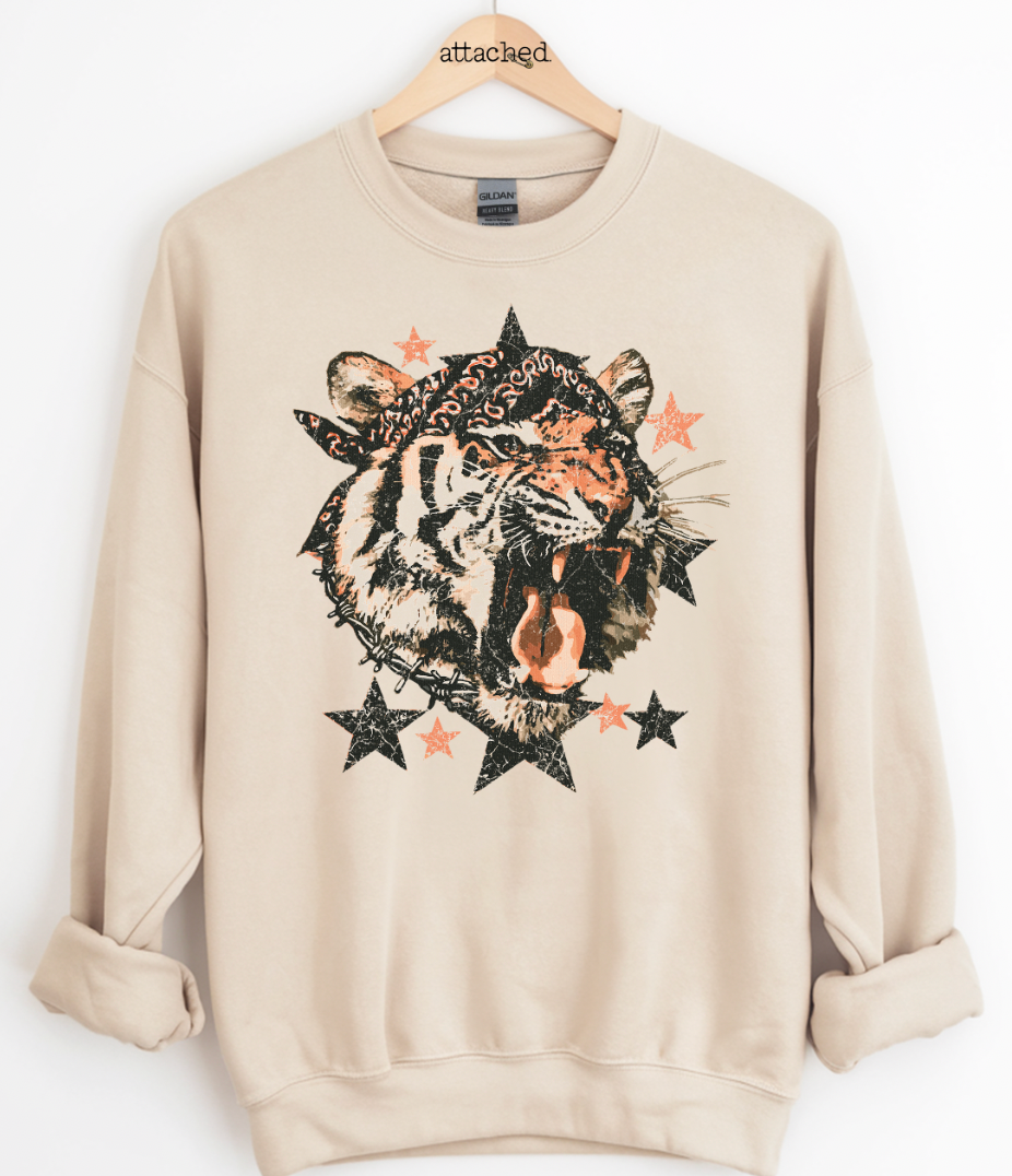 Rad Vintage Tiger Graphic Top