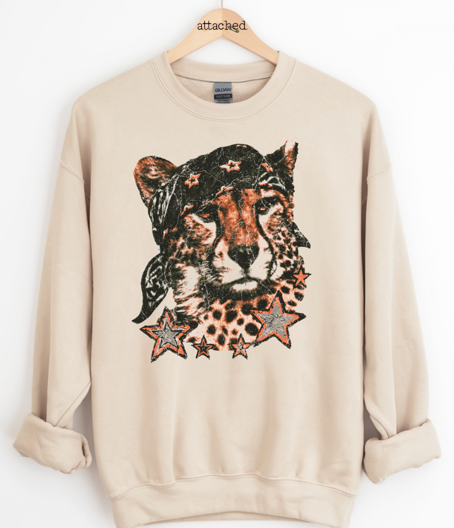 Rad Vintage Leopard Graphic Top