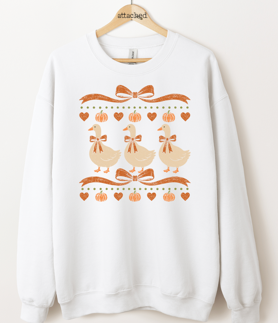 Fall Geese Graphic Top