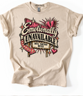 Emotionally Unavailable Graphic Top