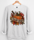 Fallin' Apart Fall Skull Graphic Top