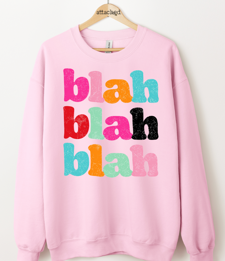 Blah Blah Blah Graphic Top
