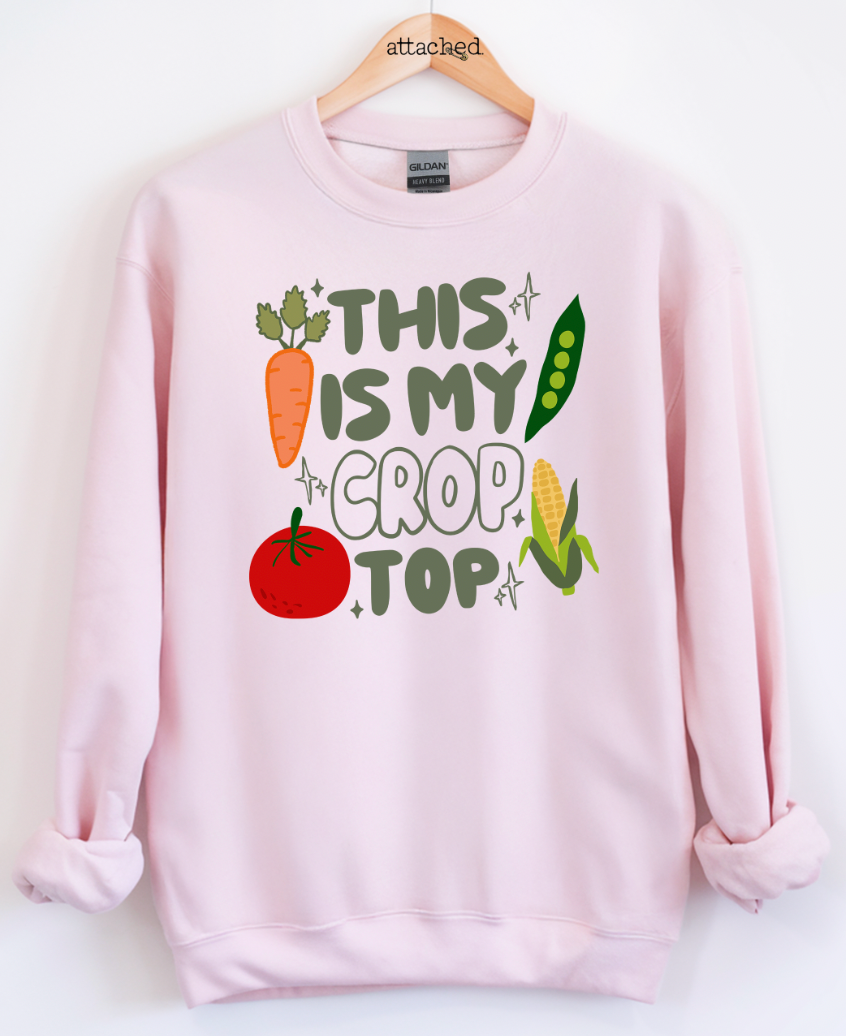 This Is My Crop Top Graphic Top