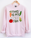 This Is My Crop Top Graphic Top