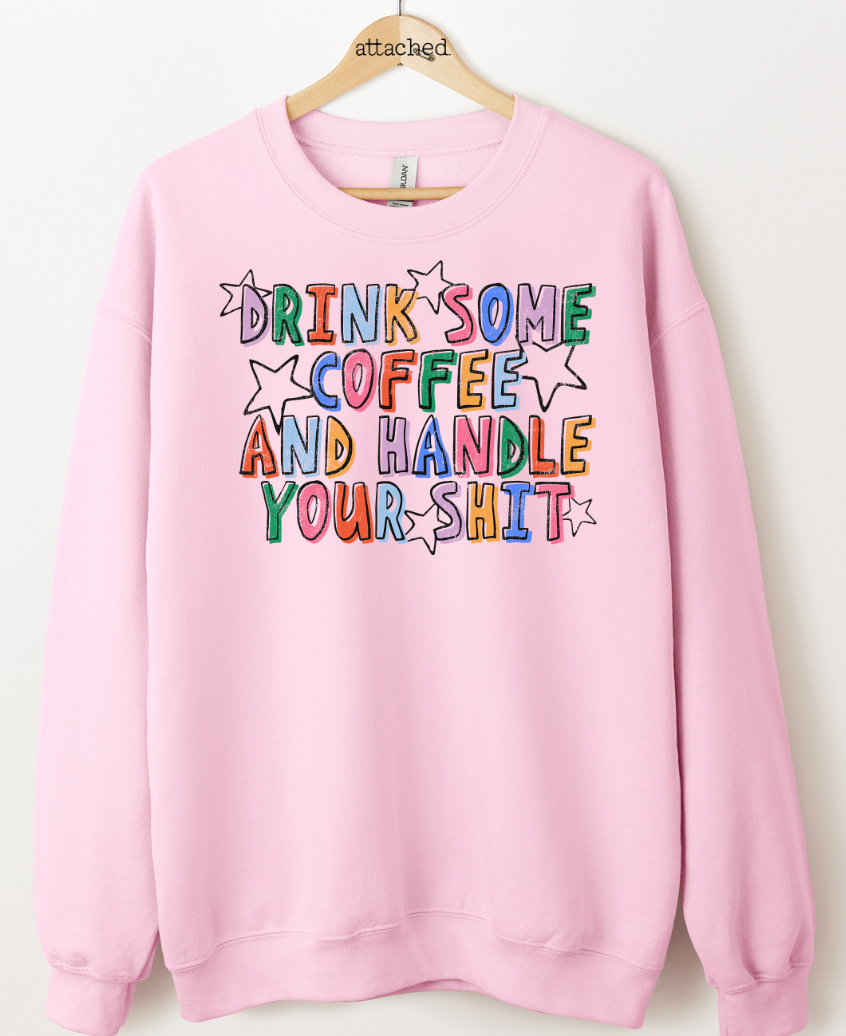 Drink Some Coffee Graphic Top