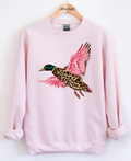 Yallternative Leopard Duck Graphic Top