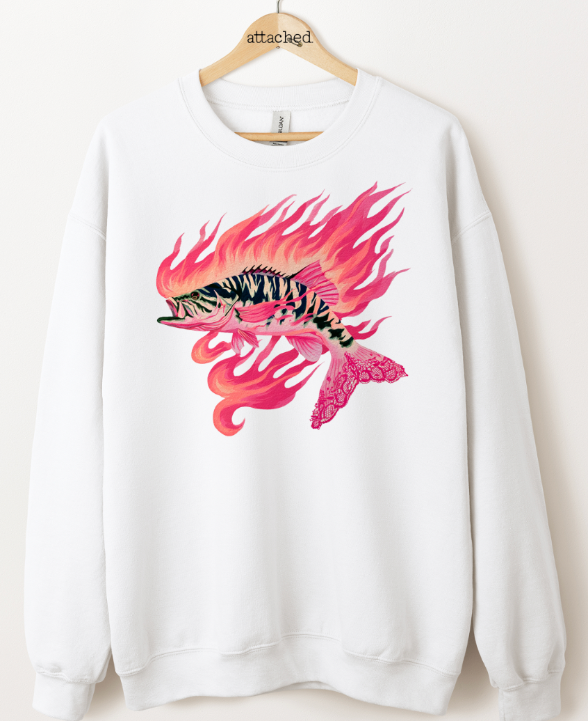 Yallternative Fish Graphic Top